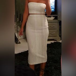 2pc pencil skit and crop top